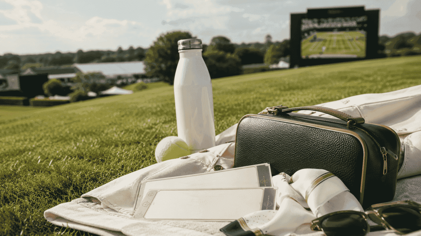 倫敦抵達與 Wimbledon 草地觀賽區段，呈現夏季觀賽與低風險起步。